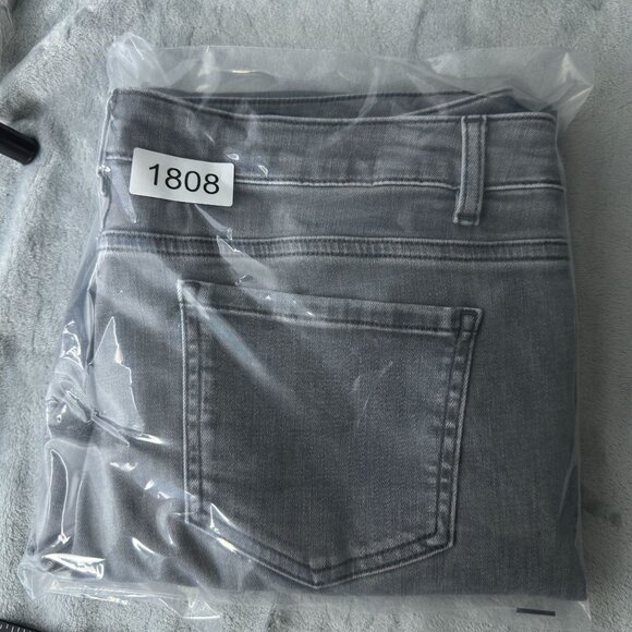 J.Jill Jeans Size 14P Boyfriend Straight Leg Ankle Denim Womens Mid Rise Gray - Picture 13 of 13